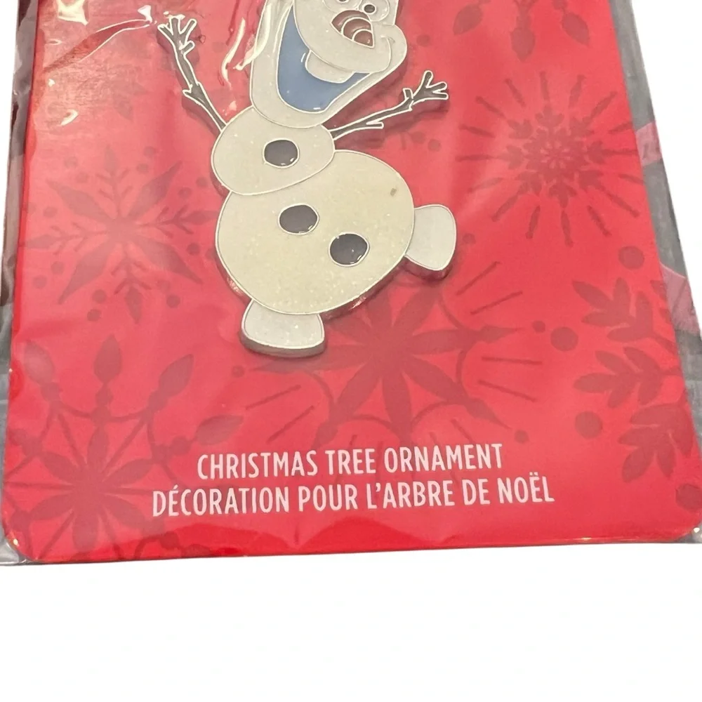 Disney Frozen Olaf Ornament with Red‎ and White Accents